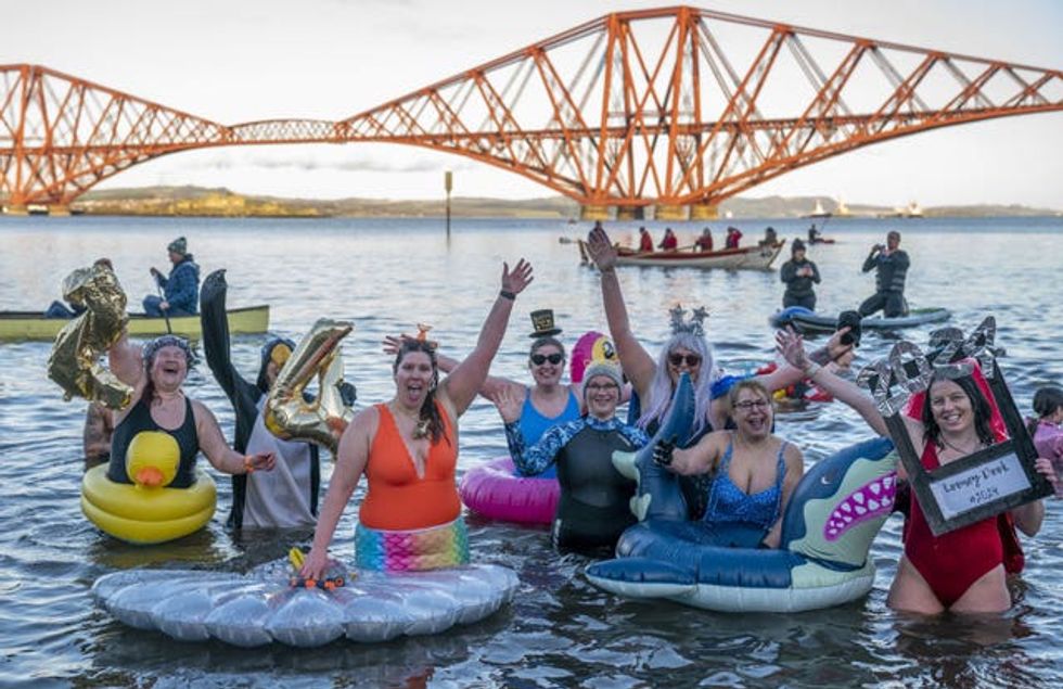 New Year\u2019s Day dip