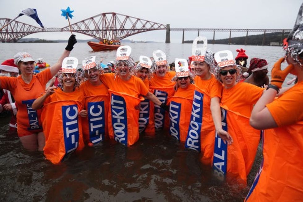 New Year\u2019s Day dip