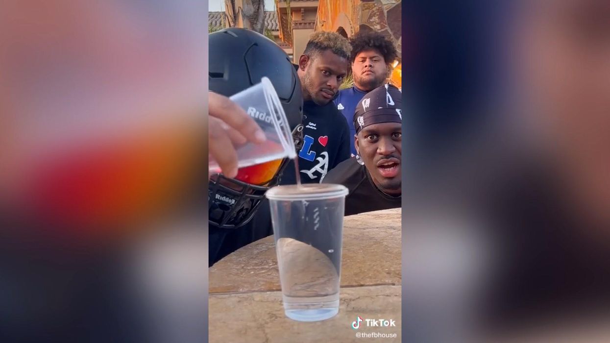The 'water cup' challenge is the new viral jenga and it's super intense