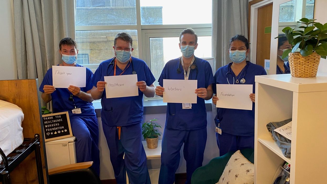 NHS staff have said one refurbishment has ‘made a world of difference’ (Royal Sussex County Hospital/PA)