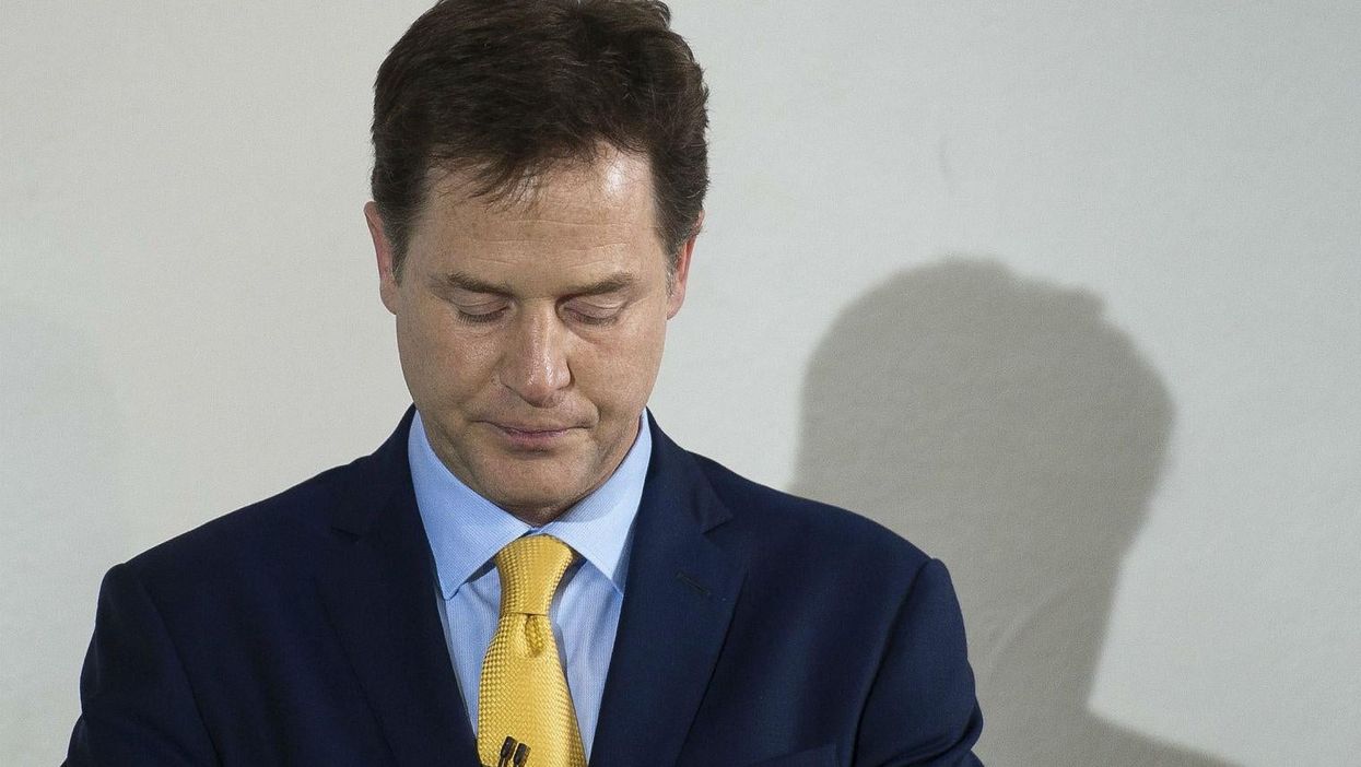 Nick Clegg announces he is standing down as leader of the Lib Dems