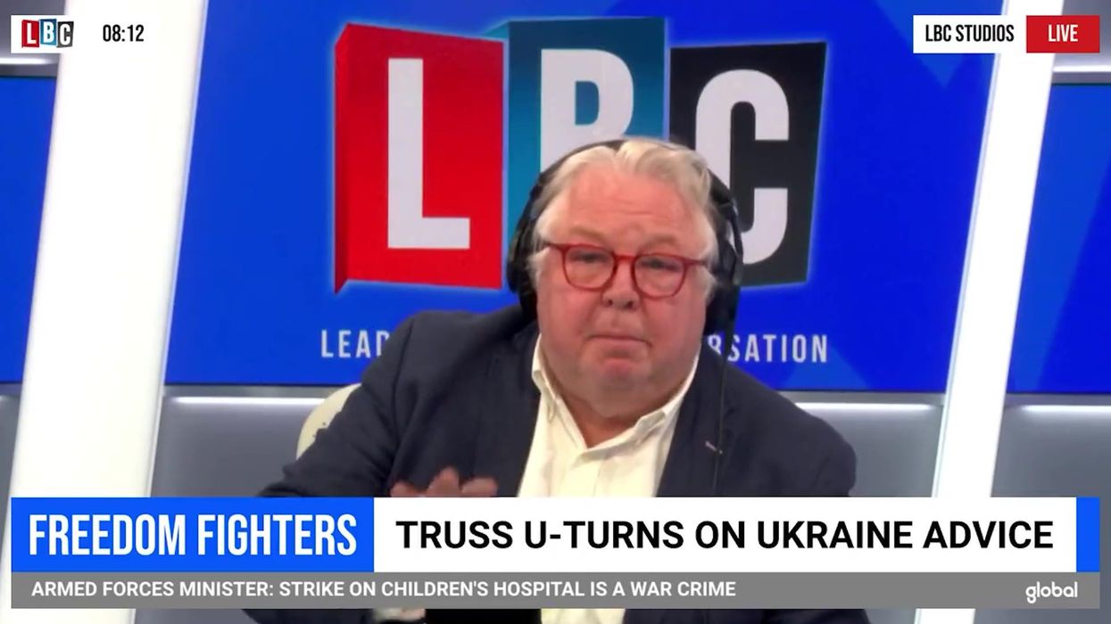 'You're not up to it' Nick Ferrari slams Priti Patel and Liz Truss over their handling of Ukraine
