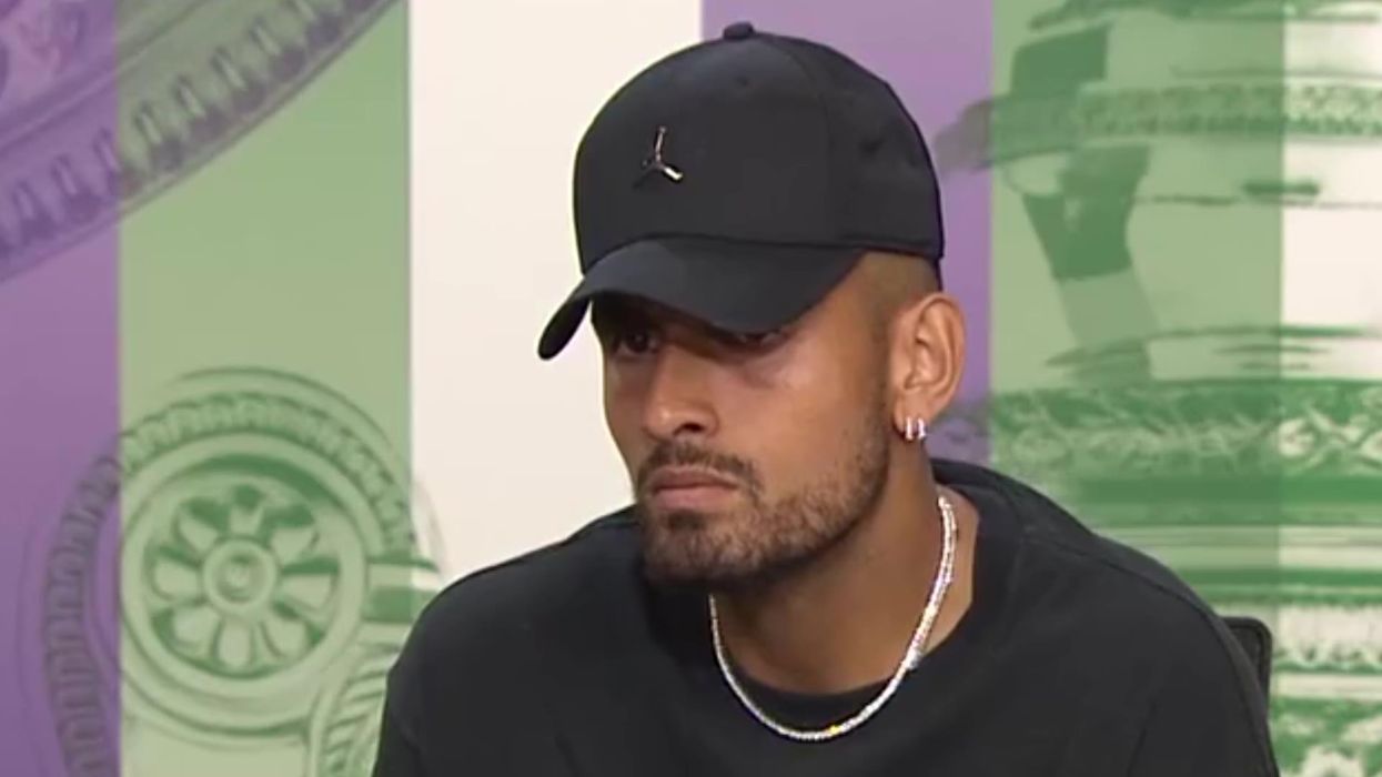 Nick Kyrgios loses it and 'spits' at Wimbledon fan showing 'pure disrespect'