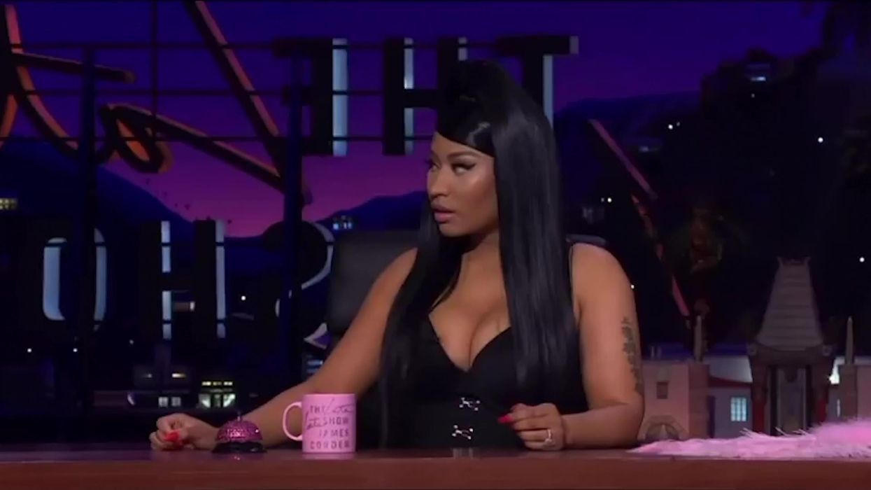 Nicki Minaj can do a pretty good Belfast accent but the same can't be said for James Corden
