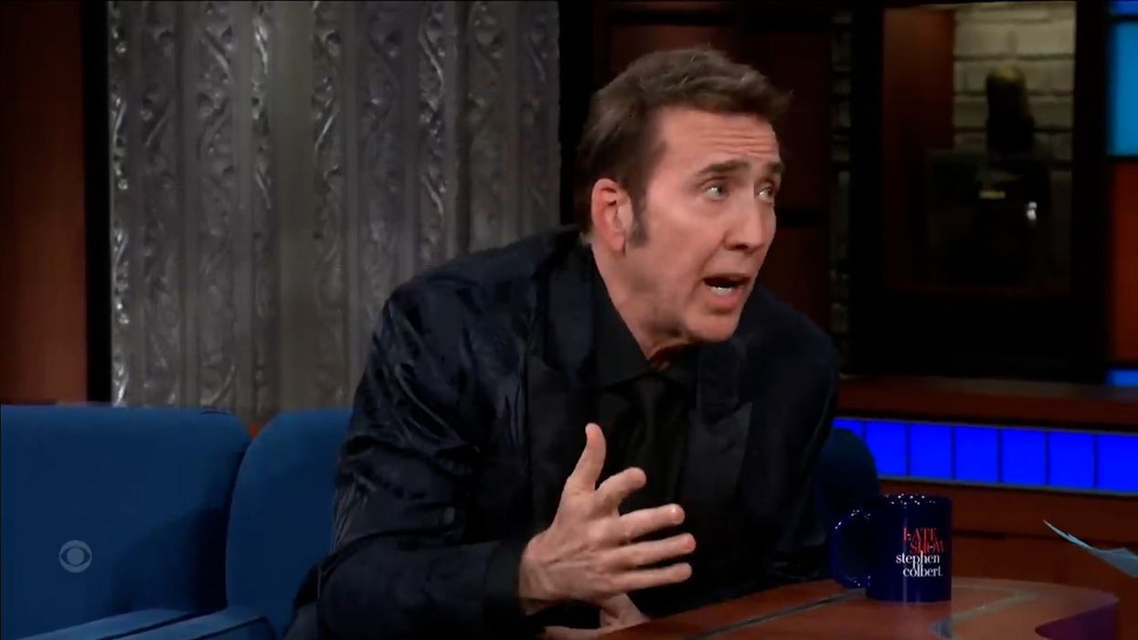 Nicolas Cage claims his first memory was when he was still in the womb
