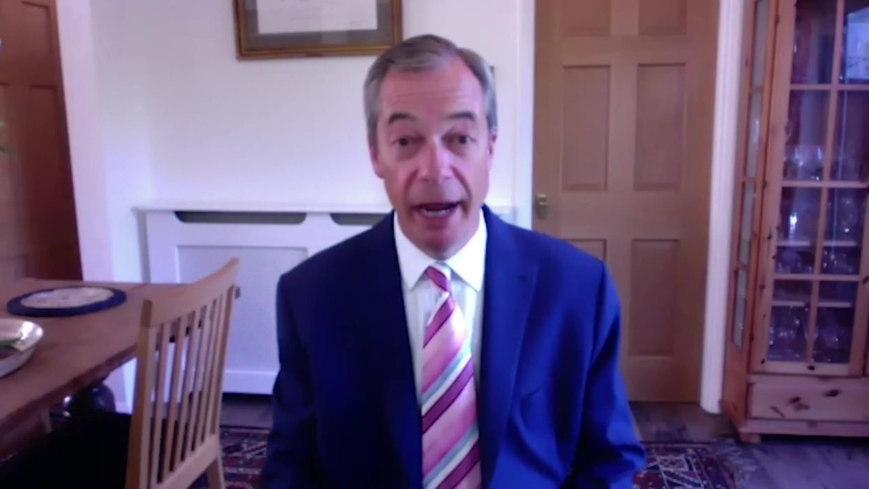 Have we just travelled back in time? Because Nigel Farage has just called for Brexit, again
