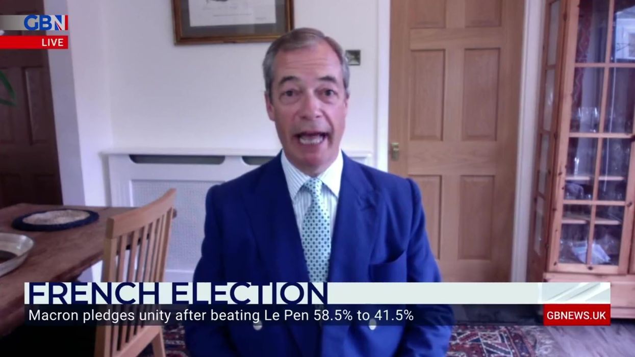 Nigel Farage just compared himself to France's far-right leader Marine Le Pen