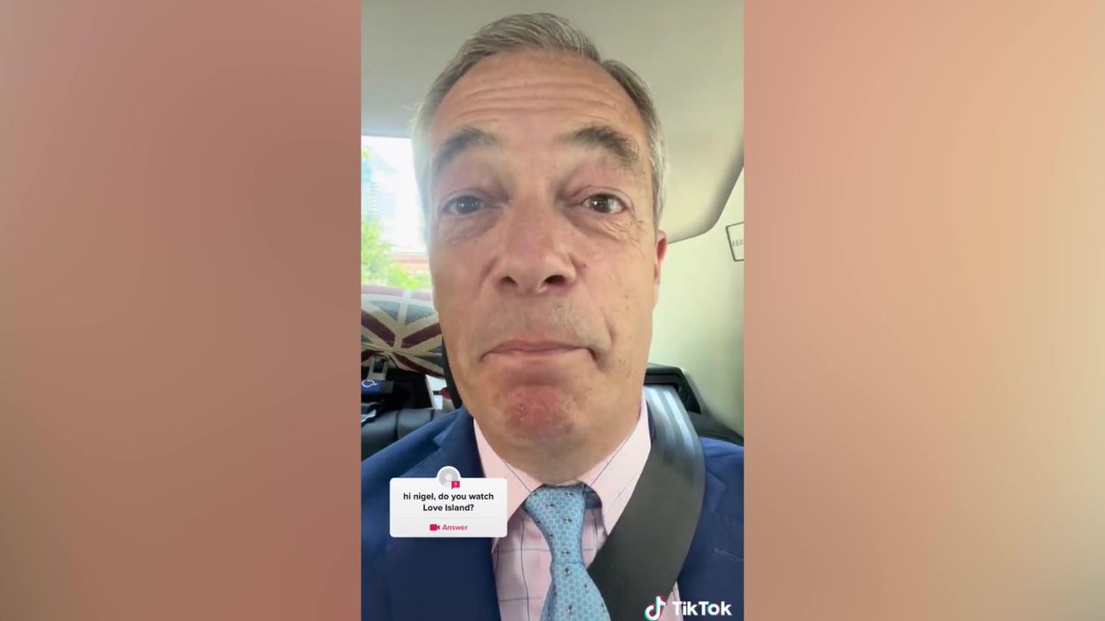 Nigel Farage snubs Love Island and says he prefers spending evenings drinking