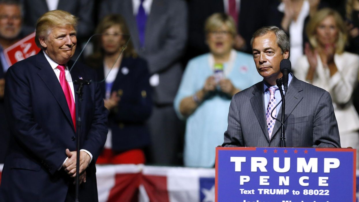 Nigel Farage did not explicitly endorse Donald Trump but now admits he hopes the President-elect will give him a job