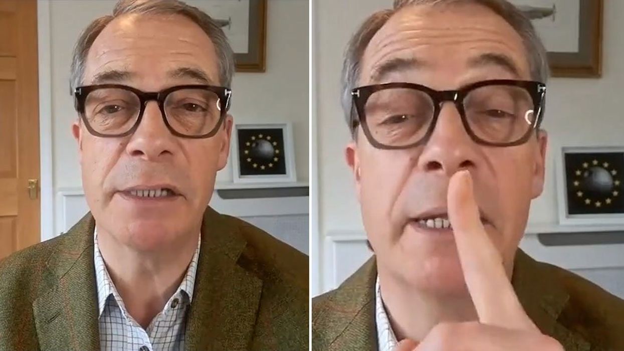 Nigel Farage gets tricked into promoting Led By Donkeys