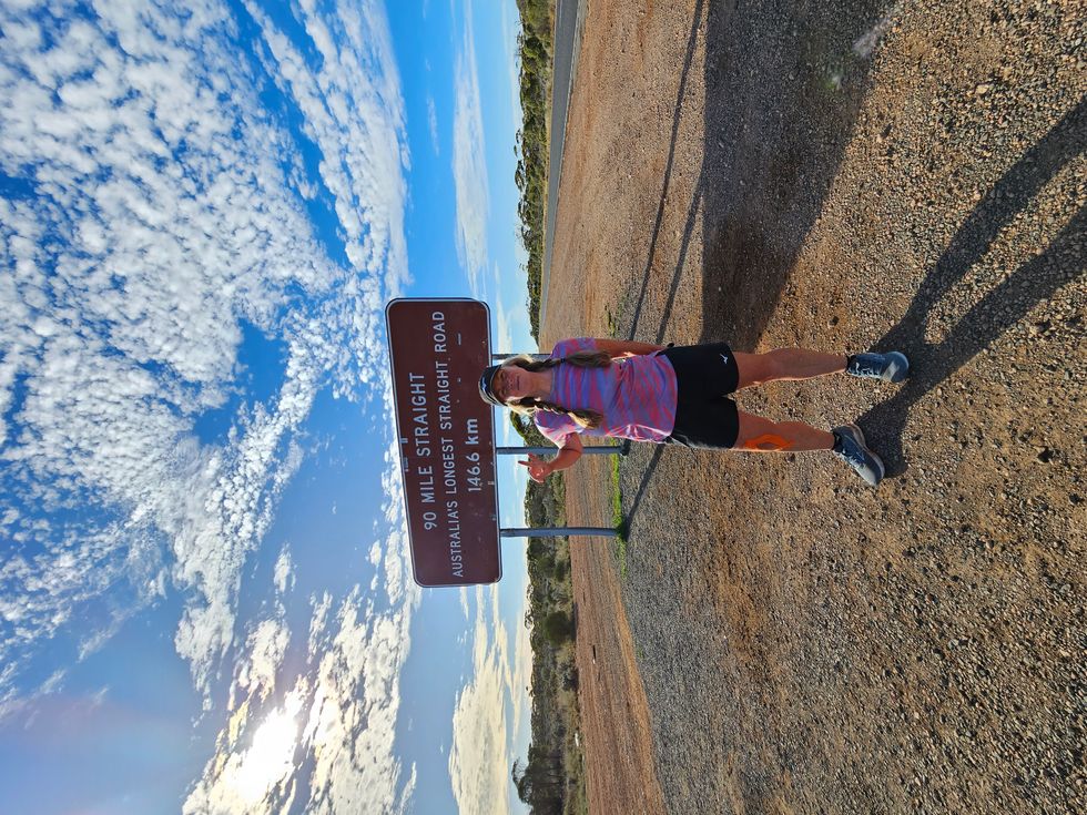 UK woman faced extreme weather and dingo in run across Australia