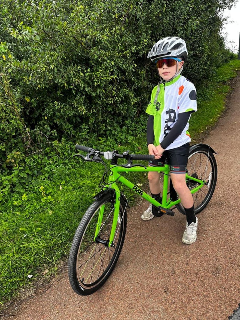 Nine-year-old takes on triathlon challenge for charity