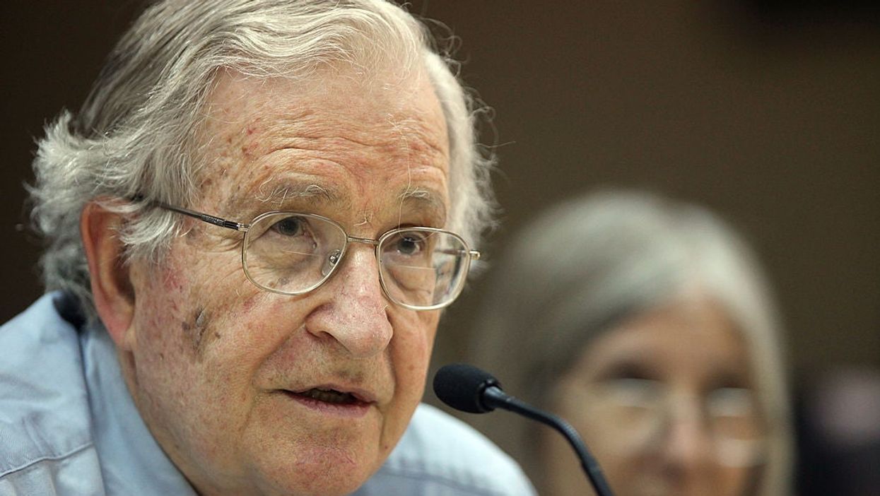 Noam Chomsky blames mainstream media for the unpopularity of Labour leader Jeremy Corbyn