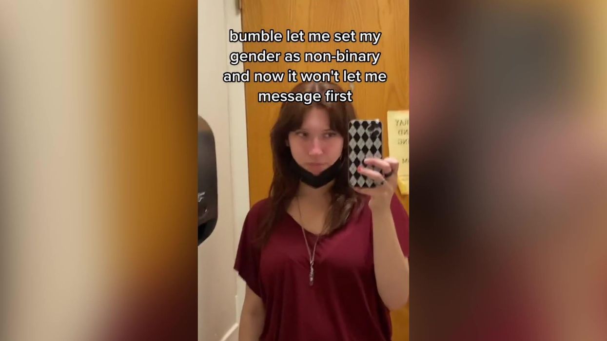 Non-binary Bumble user claims dating app blocks them from making first move