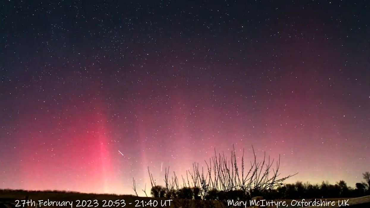 Northern Lights dance across UK skies for second night in stunning time-lapse footage