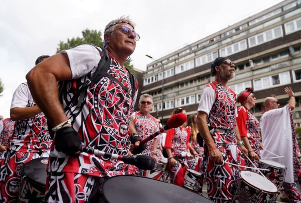 Notting Hill Carnival participants