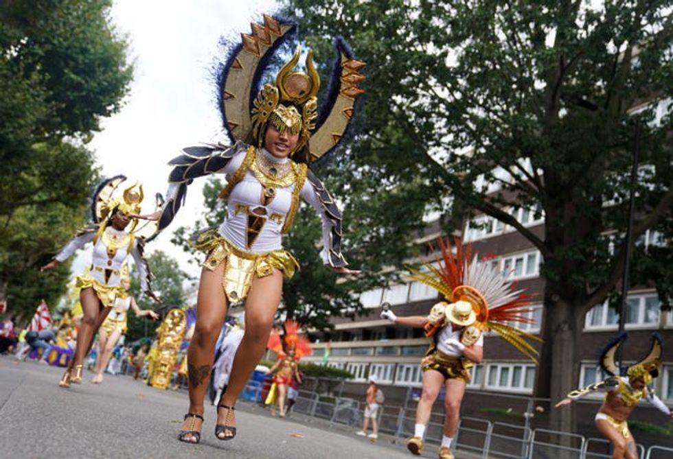 Notting Hill Carnival participants