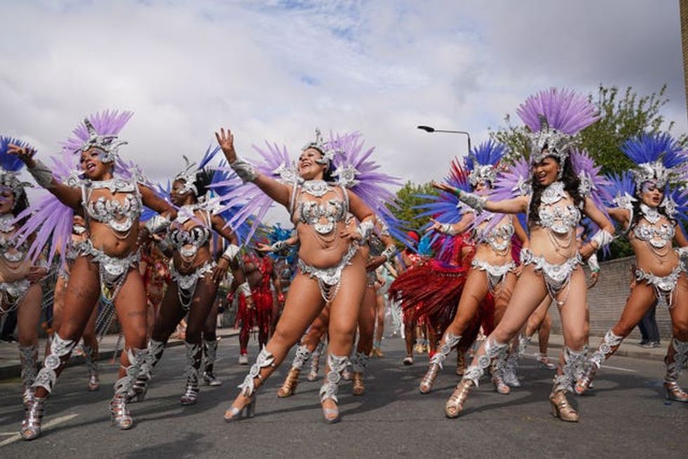 Notting Hill Carnival participants