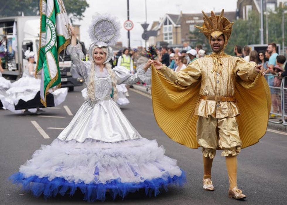Notting Hill Carnival participants