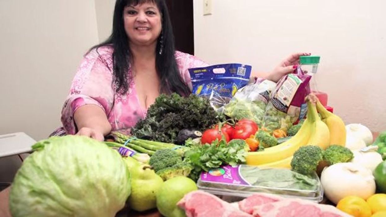 Now Patty eats a healthy diet of salads and stir-frys