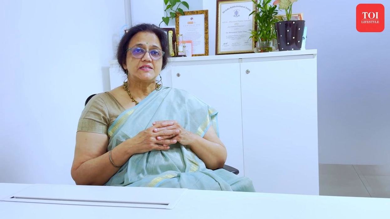 What are those bizarre shapes you sometimes see floating in your vision?