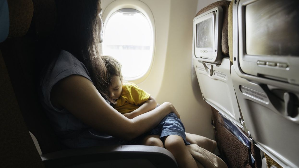 Obese woman divides internet after refusing to give up extra seat for toddler