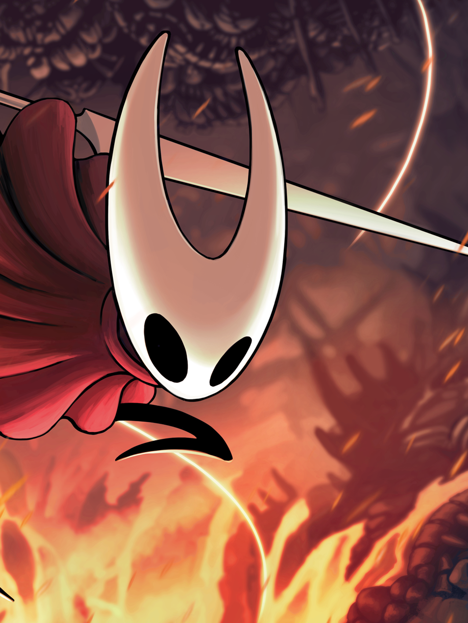 Official artwork for Hollow Knight SIlksong