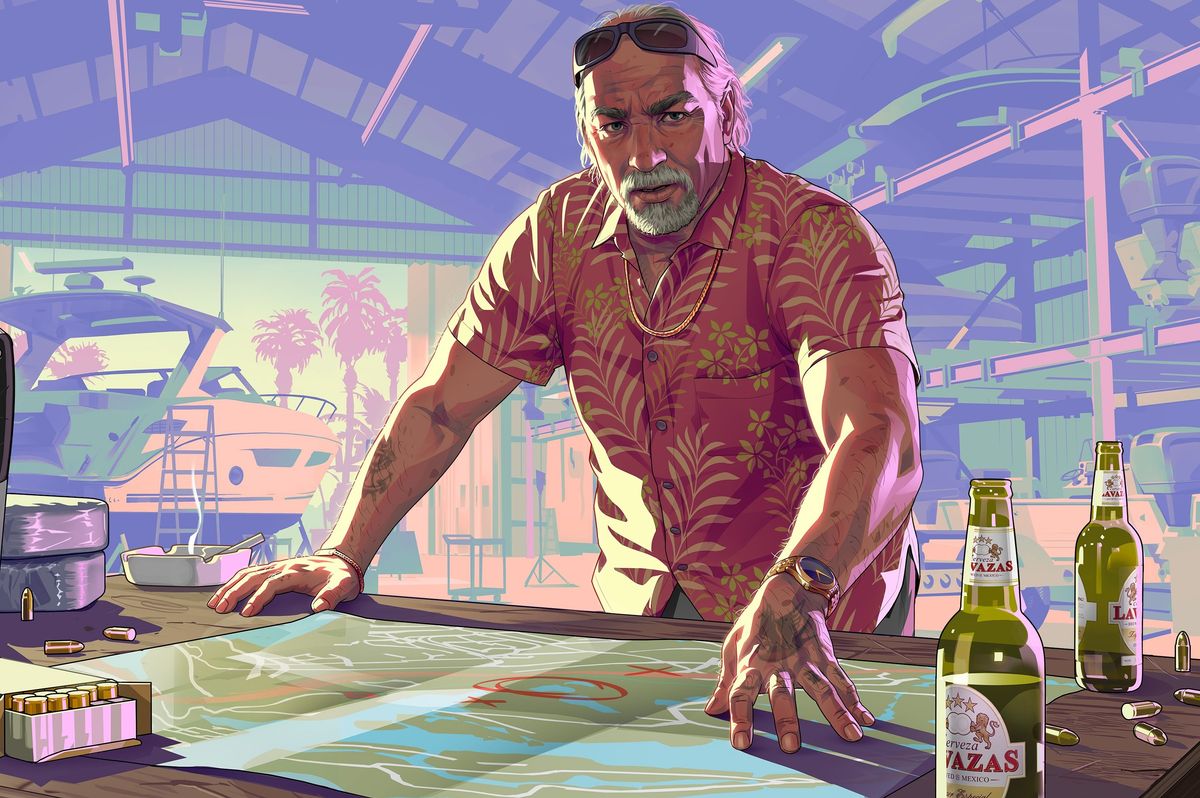 Official artwork of Brian Heder from GTA 6
