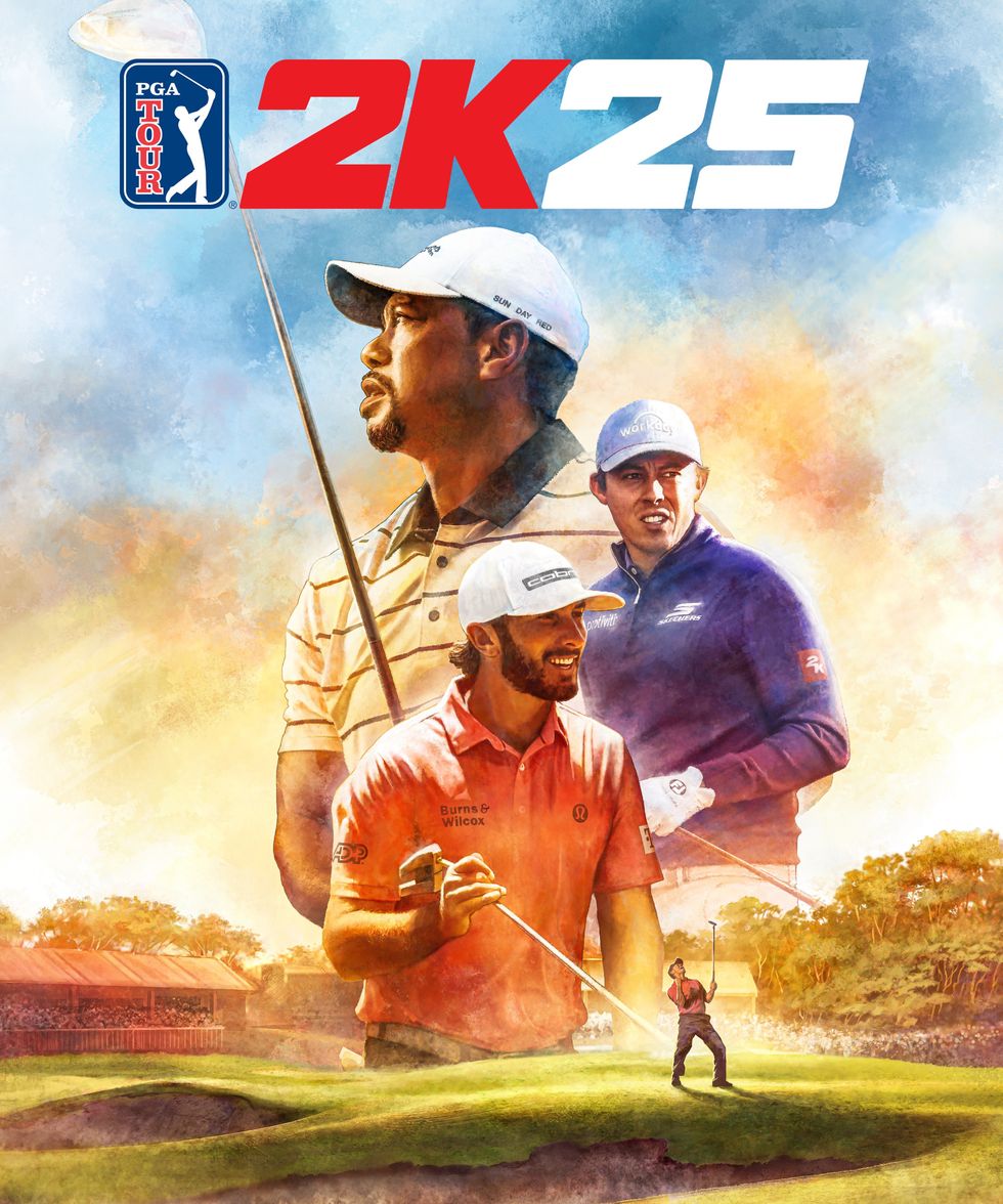 Official cover art for PGA TOUR 2K25
