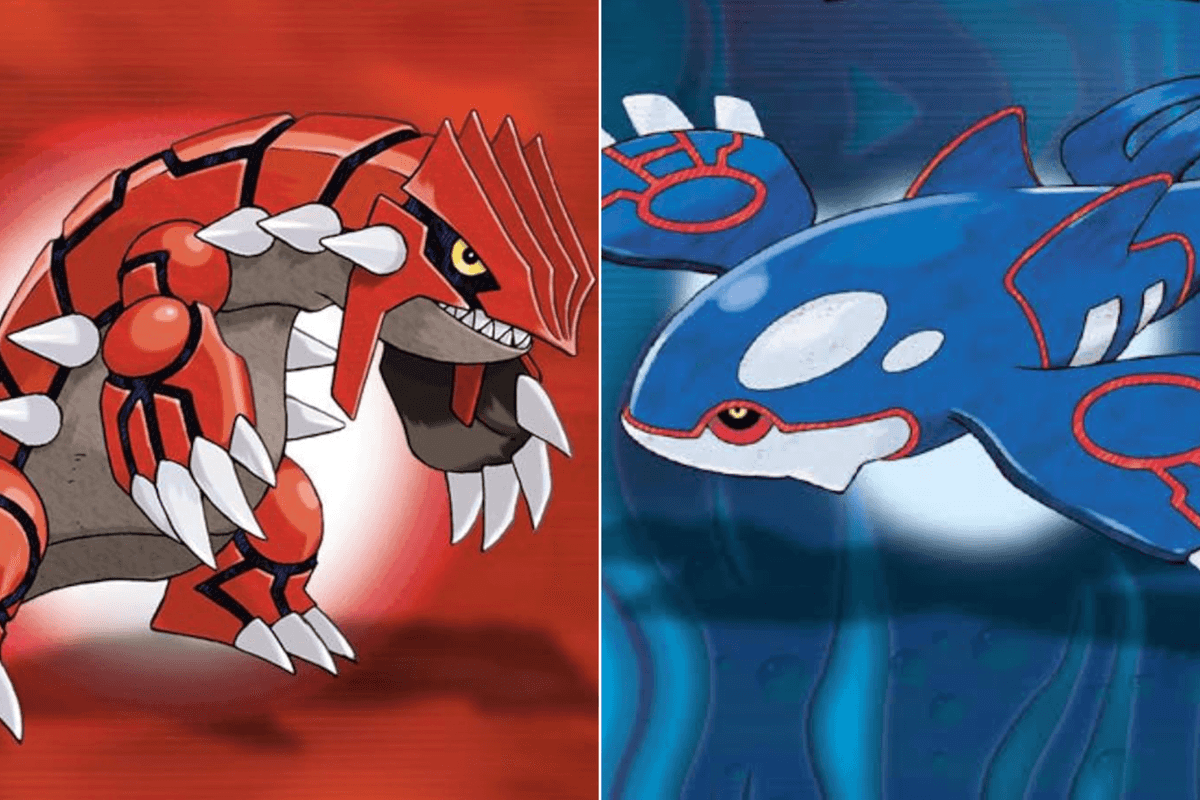 Official cover art of Pokemon Ruby & Sapphire
