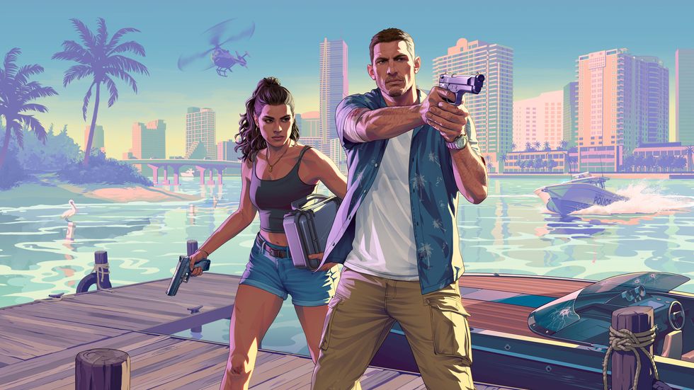 Official GTA 6 artwork from Rockstar Games