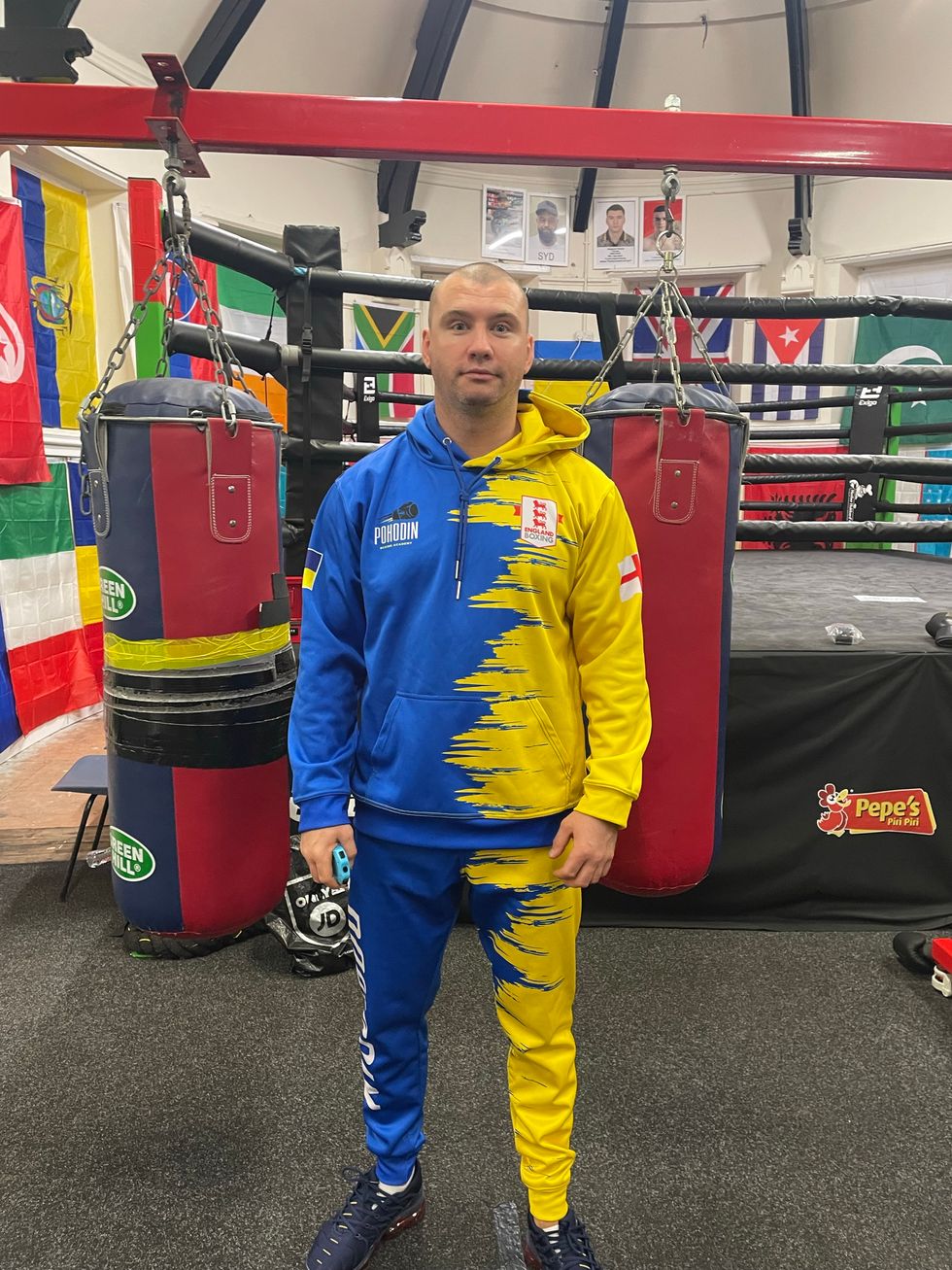 Ukrainian refugee’s boxing academy provides joy and confidence for UK youngsters