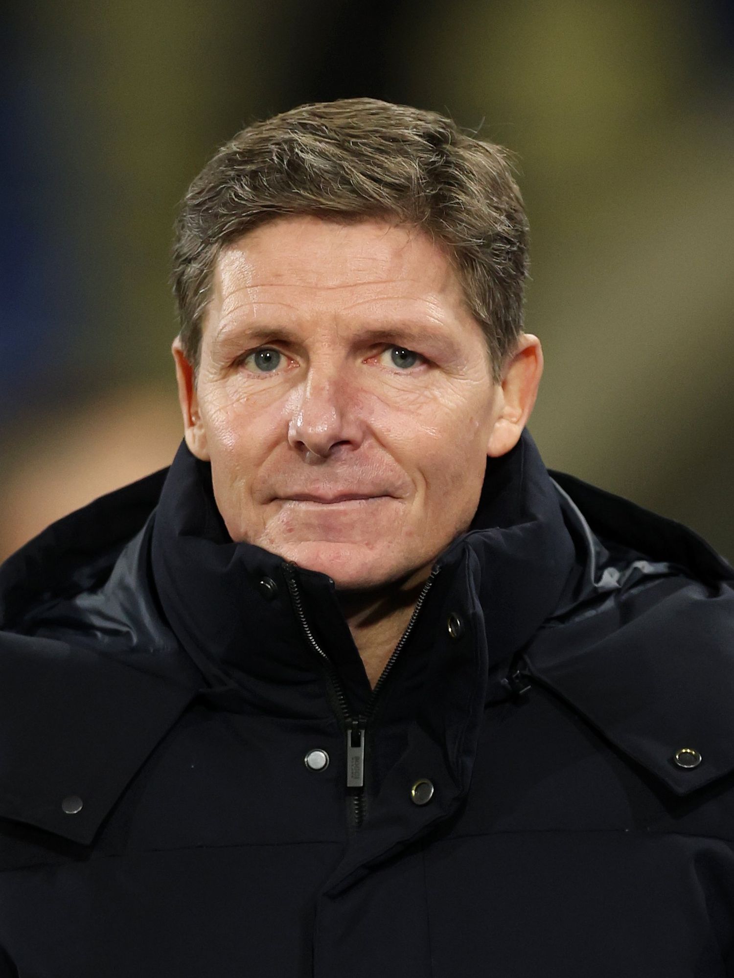 Oliver Glasner, Manager of Crystal Palace, looks on prior to the Premier League match between Crystal Palace FC and Aston Villa FC at Selhurst Park on February 25, 2025 in London, England