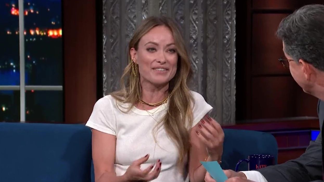 Olivia Wilde addresses Harry Styles and Chris Pine 'spitgate' rumours