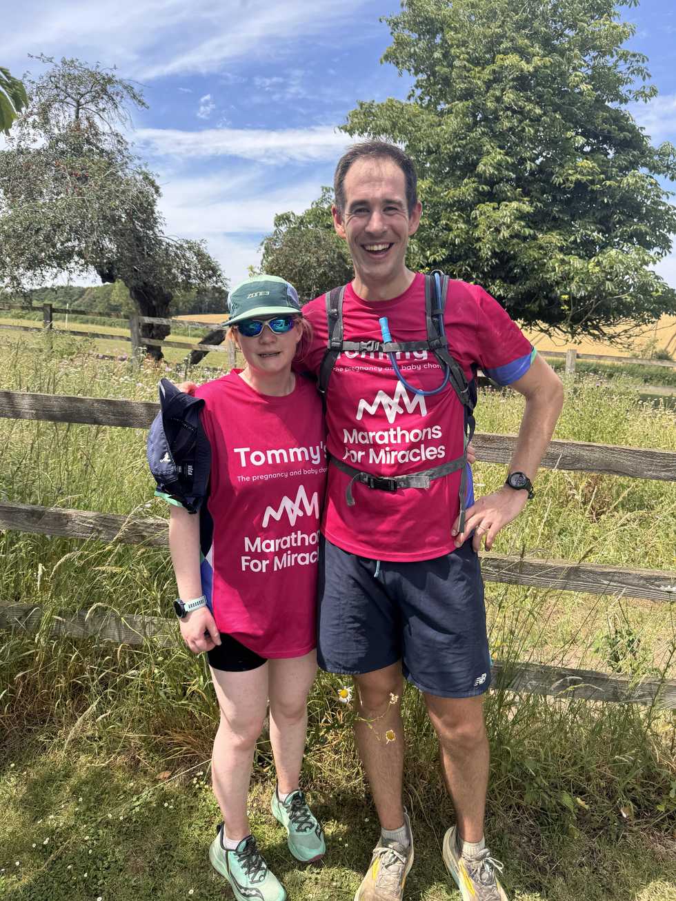 Father nears end of 39 marathons challenge to support baby loss charity