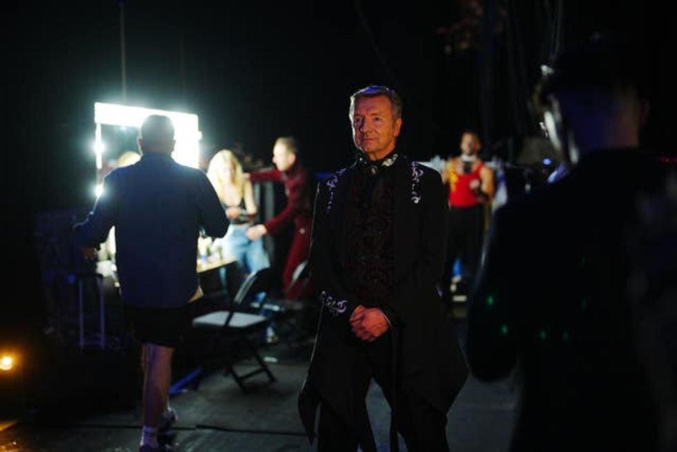 Olympic gold medal winner Christopher Dean ahead of his last public skate