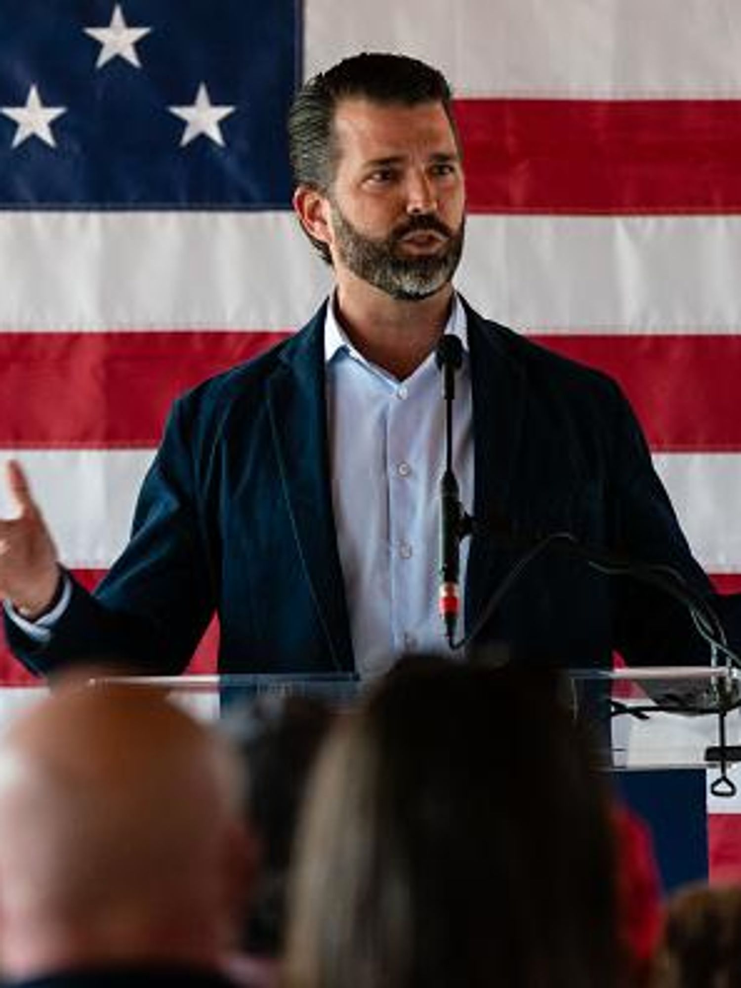 Trump Jr promotes 'patriot edition' bullets which have US flag on their casing