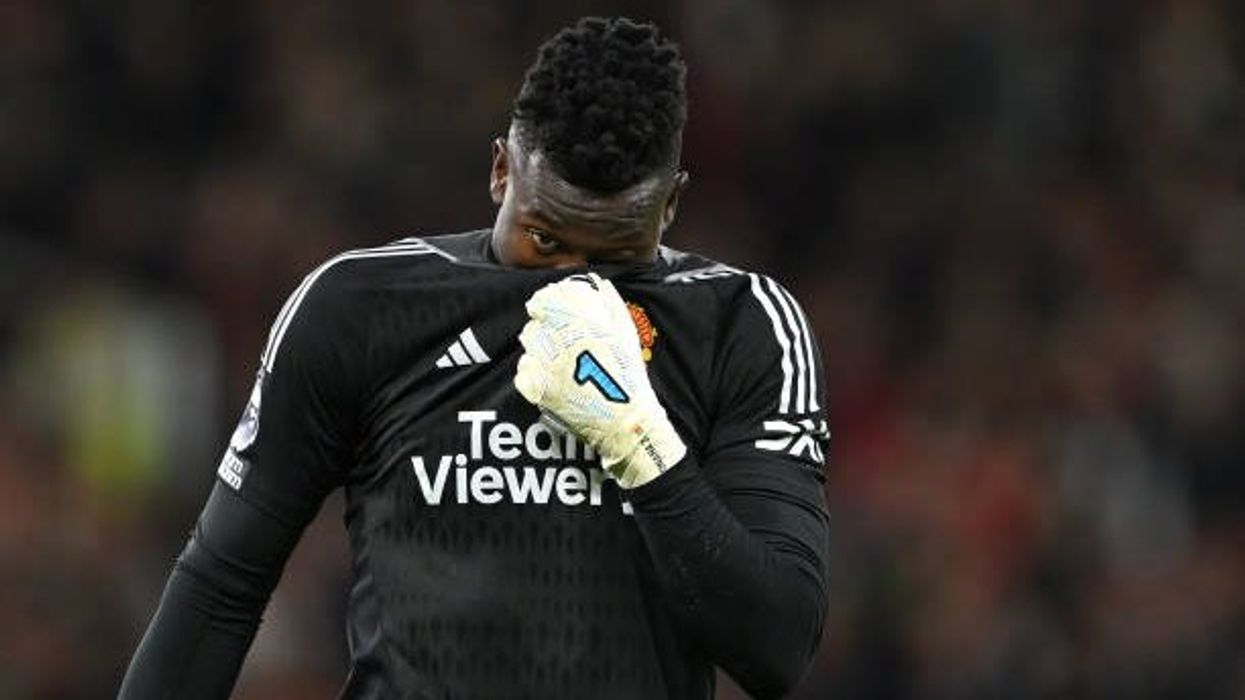 Manchester United's Andre Onana really wasn't impressed with Anfield's famous atmosphere