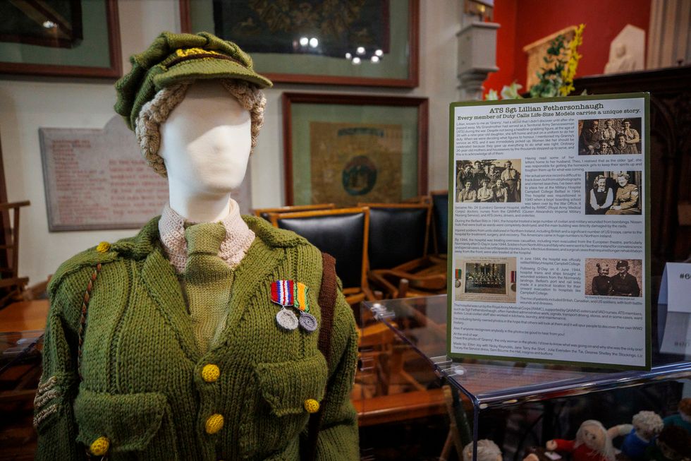 One of the figures on display at St Macartin\u2019s Cathedral