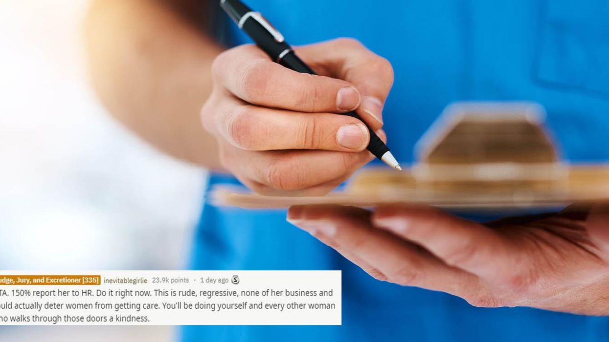 One of the many sympathetic but angry response to the woman's post