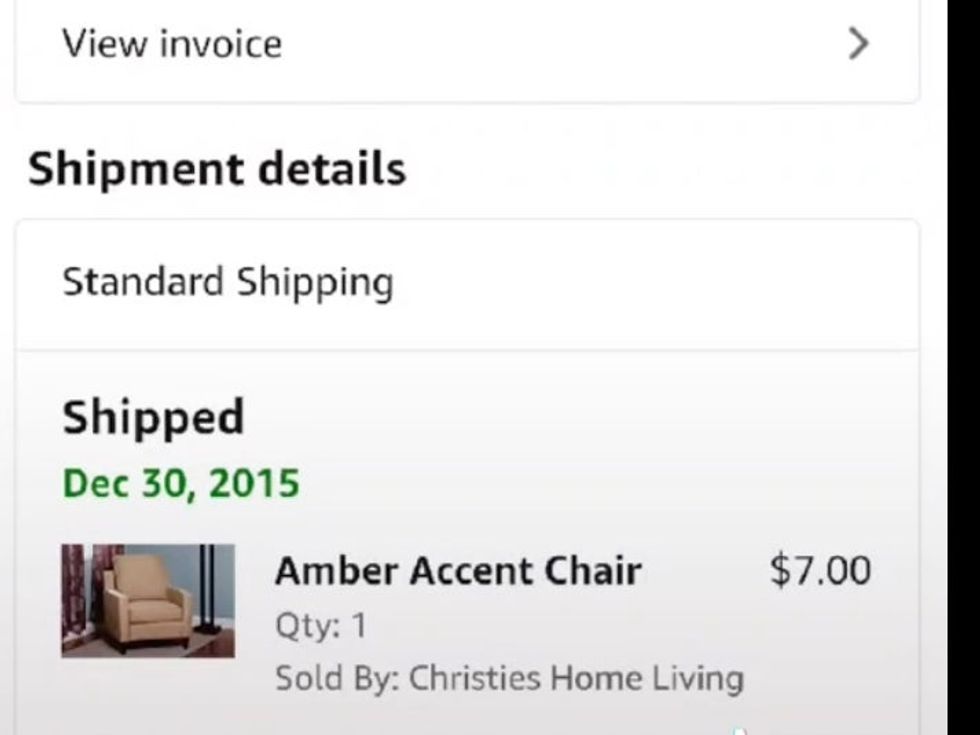 One TikTok user scored an accent chair for just $7