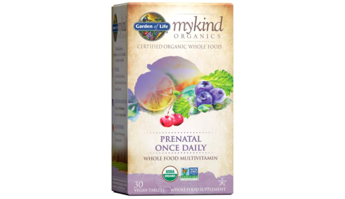 Garden of Life Organic Prenatal Multivitamin Supplement with Folate