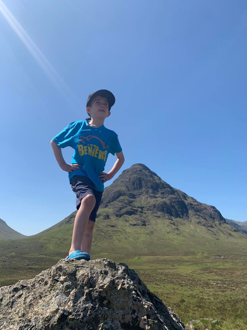 Boy, six, who wants to conquer Everest takes on National Three Peaks Challenge