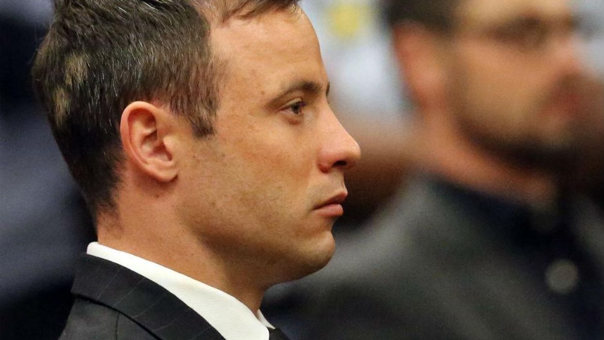 Oscar Pistorius in court on 21st October 2014