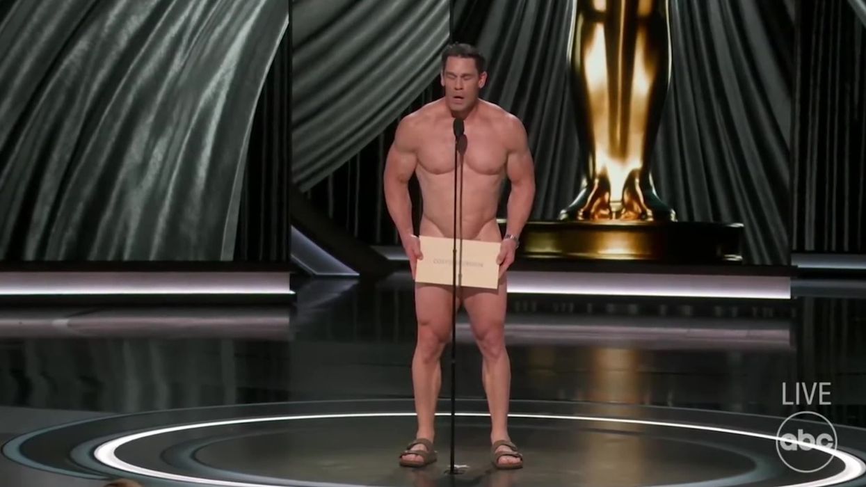 John Cena's naked Oscar stunt compared to 'slavery'