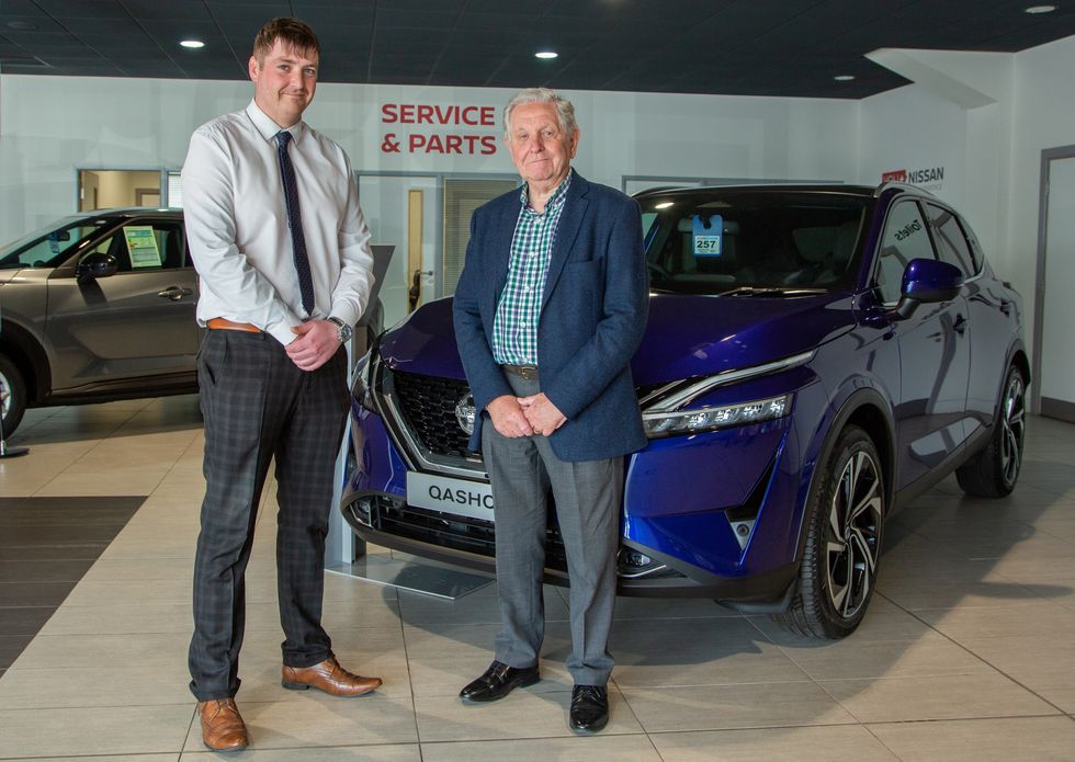 Car salesman reunited with customer whose life he saved