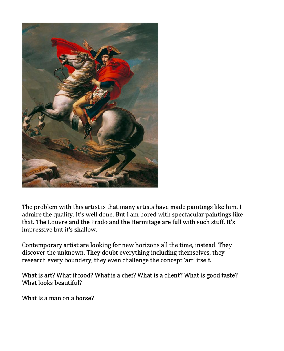 Page 2/3 of the "Declaration by Chef Floriano Pellegrino."