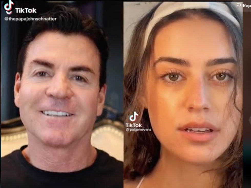 Papa John's founder, 59, called 'creepy' over flirty TikTok video he sent to 21-year-old actress