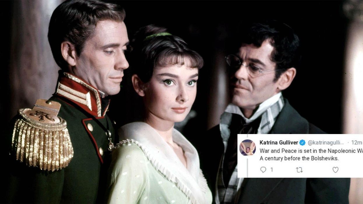Paramount's classic 1956 adaptation of War and Peace and the killer tweet