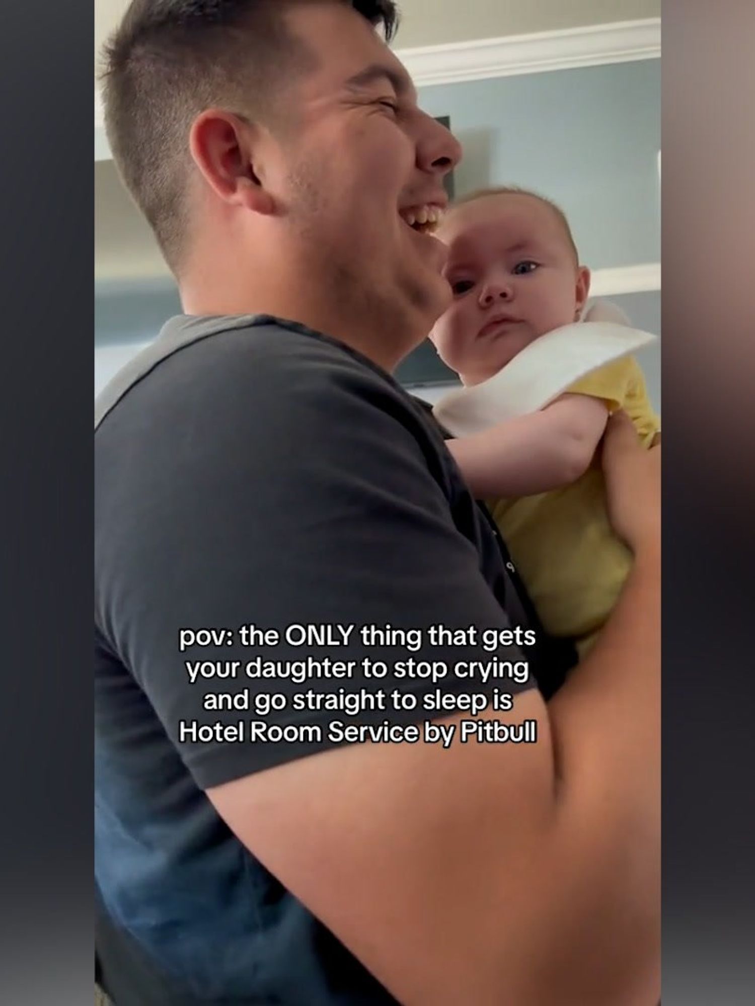 Parents discover only way to stop their baby crying